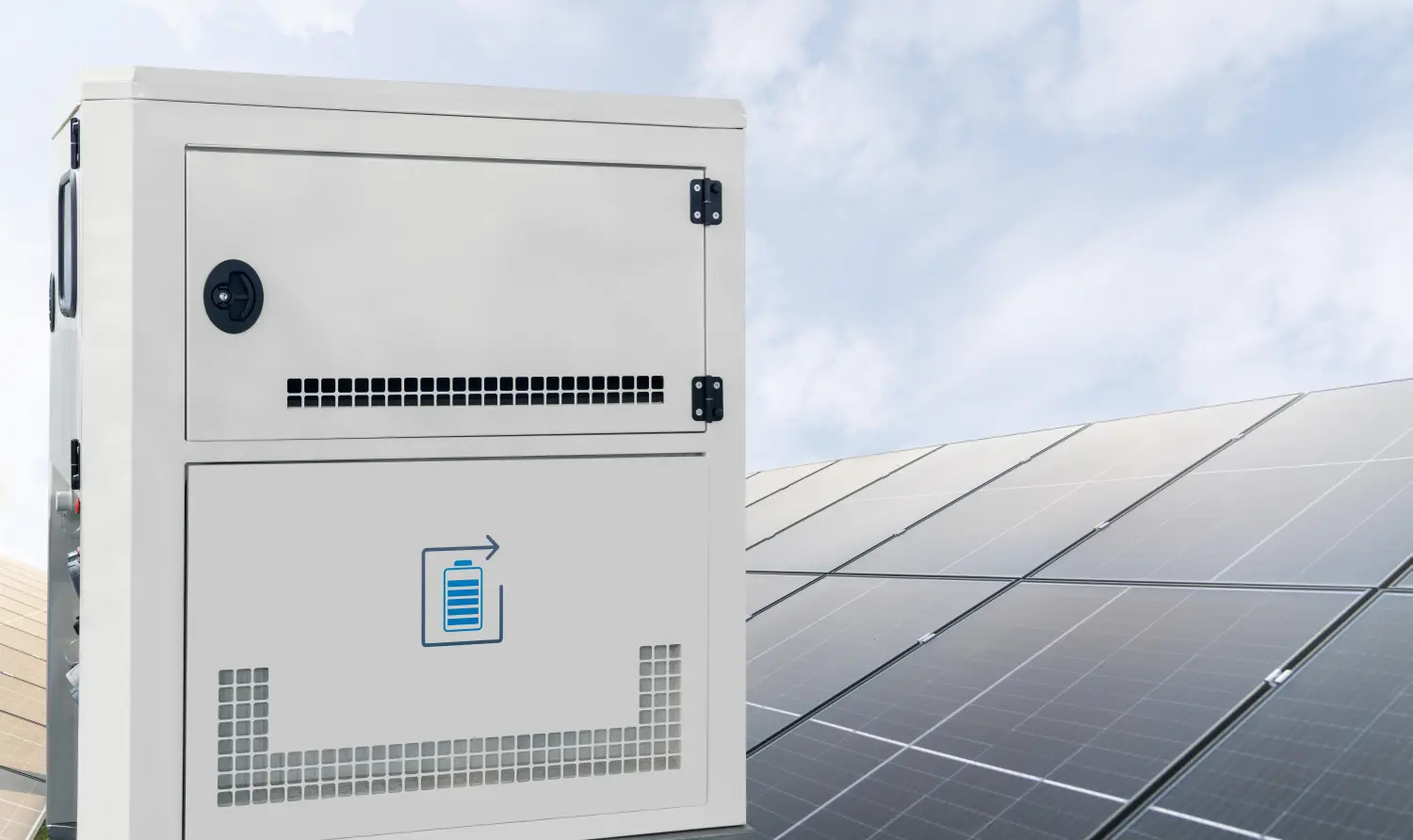 Solarmodule mit Speicher für erneuerbare Energien